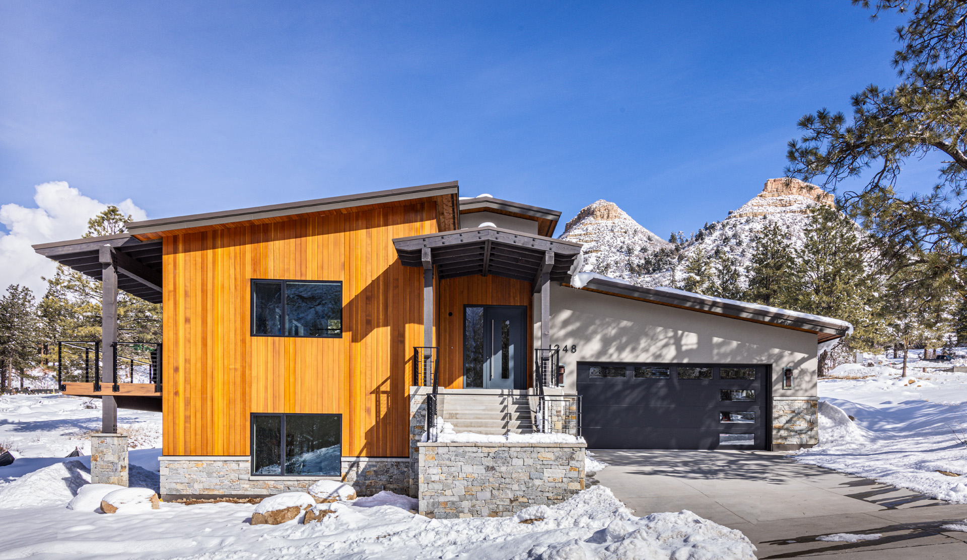 Custom home by Mantal-Hecathorn Builders, Durango, CO